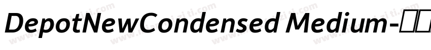 DepotNewCondensed Medium字体转换